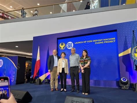 Launch of Coin Deposit Machine Project at SM Mall of Asia .